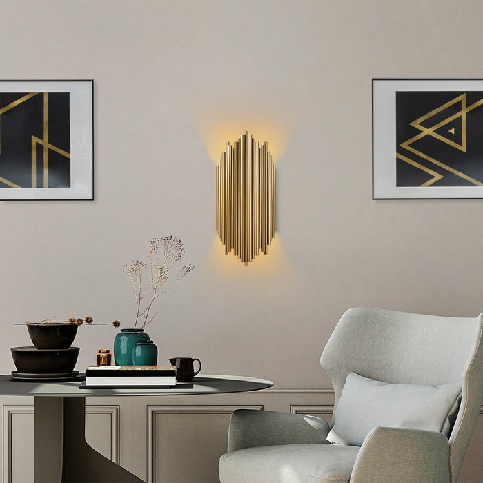 Opviq Kara - 13346 Lámpara de pared Dorada